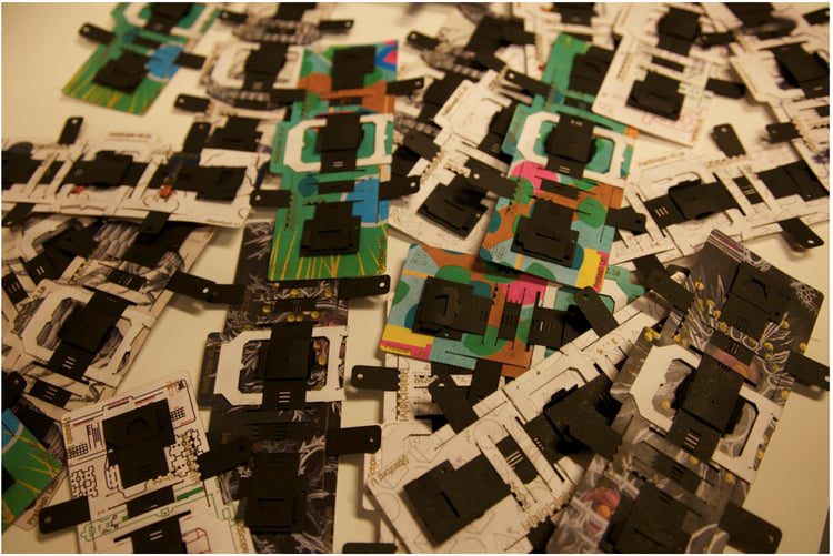 Folding paper microscope Foldscope