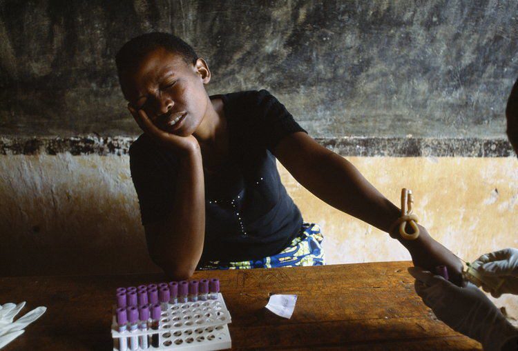 Ebola blood test