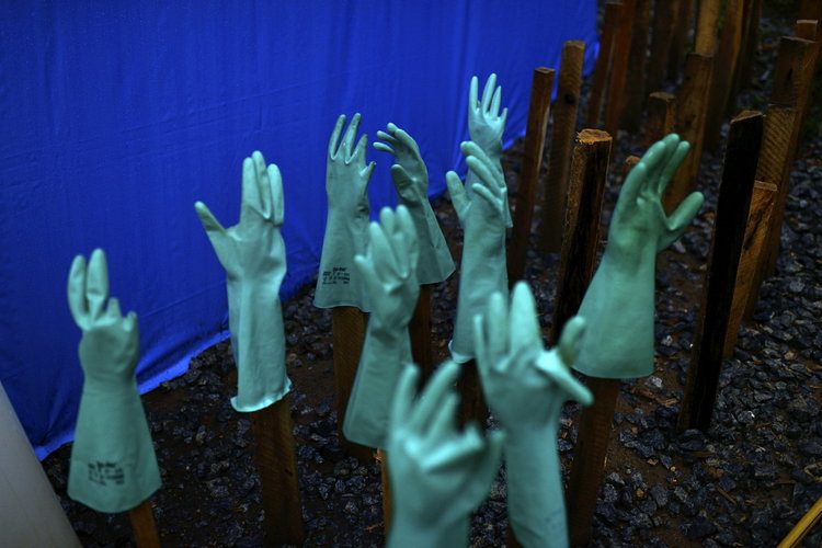 Ebola gloves