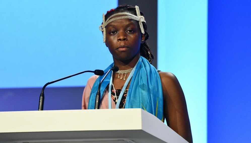 Aieza Grace at Exploring Loss and Damage at Cop 26