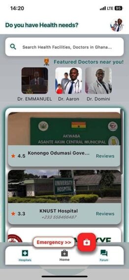 The National Health Access Platform app