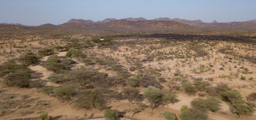 Arid lands in Kangirega Village