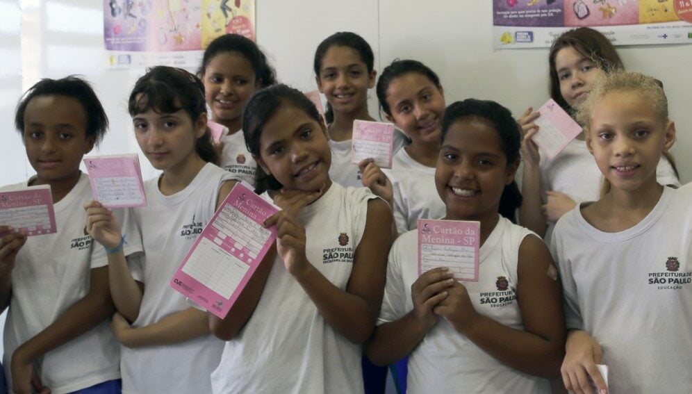 Girls receive vaccine