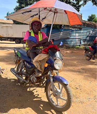 Joseph Andove ; Bodaboda rider