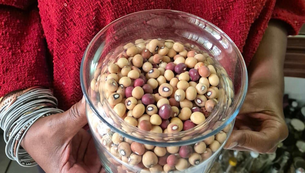 Local beans grown at African Marmalade.