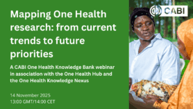 Webinar on One Health research roadmap
