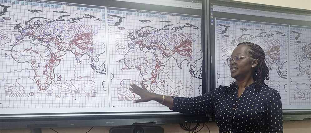 Pamela Mwange, Assistant Director of the Biometeorology Department at the Kenya Meteorological Department,