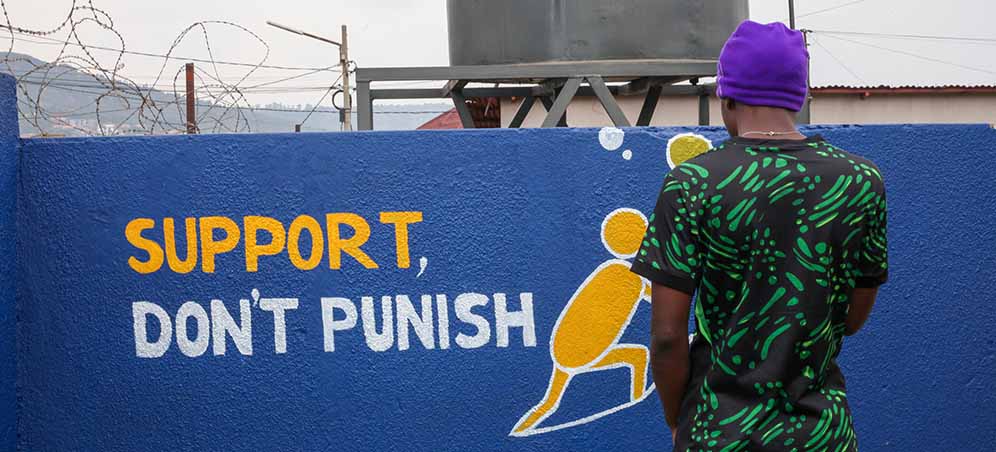 23-year-old Gyslain Masonga from Nyamirambo, Kigali PHOTO CREDIT JOHN MUSENZE