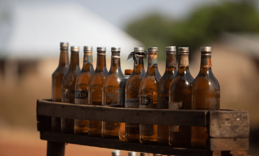 Pito is a type of beer made from fermented millet or sorghum in northern Ghana, parts of Nigeria, and other parts of West Africa. 