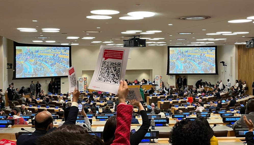 2023 Political Declaration on TB. Credit: StopTB Partnership