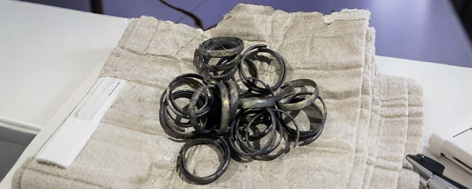 Contraceptive rings after undergoing herbal immersion. Photo credit: Opeyemi Samuel