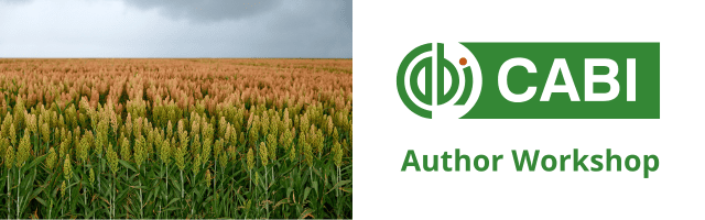a free author workshop taking place on 3 June 2026. If you (or colleagues) are interested in publishing your work, join CABI's Publishers to find out more about the processes involved and their tips for successful publication.