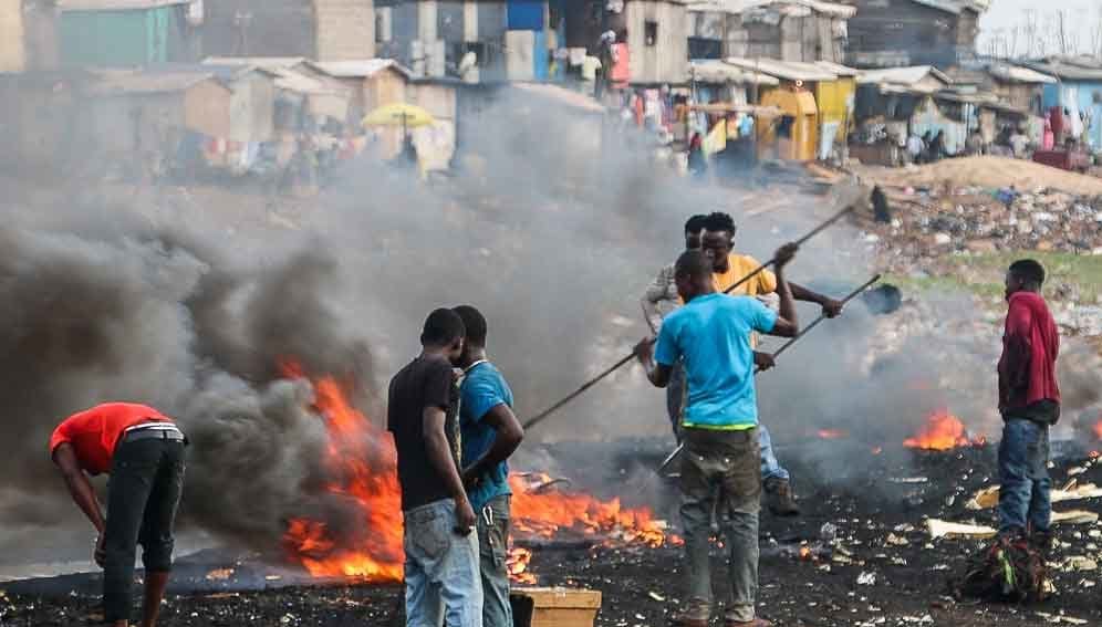 Burning site, Agbogbloshie