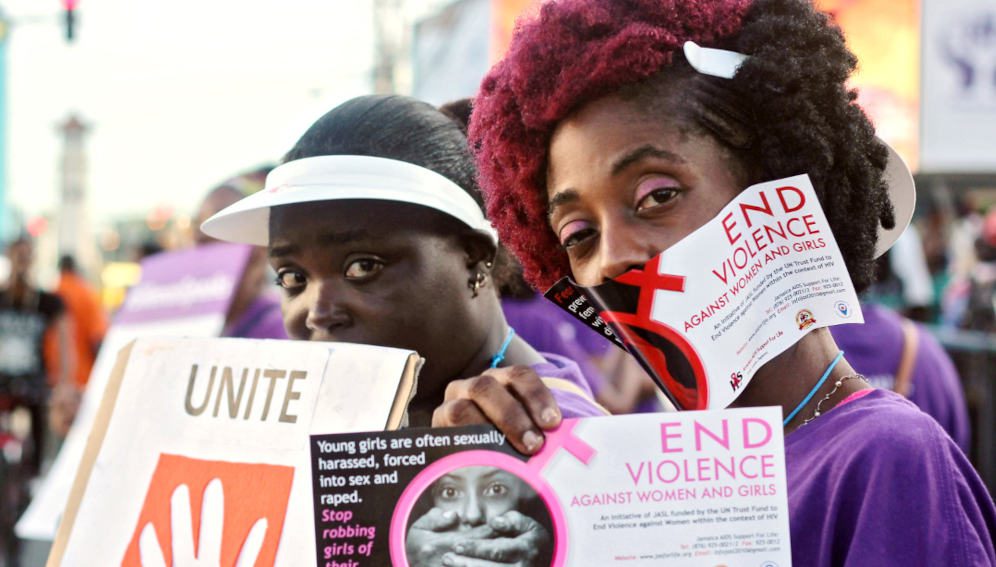 Extreme weather causes a rise in violence against women by their partners. International Day for the Elimination of Violence against Women 2016 - Jamaica. Photo by UN Women/Khristina Godfrey