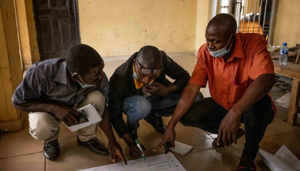 working in close proximity